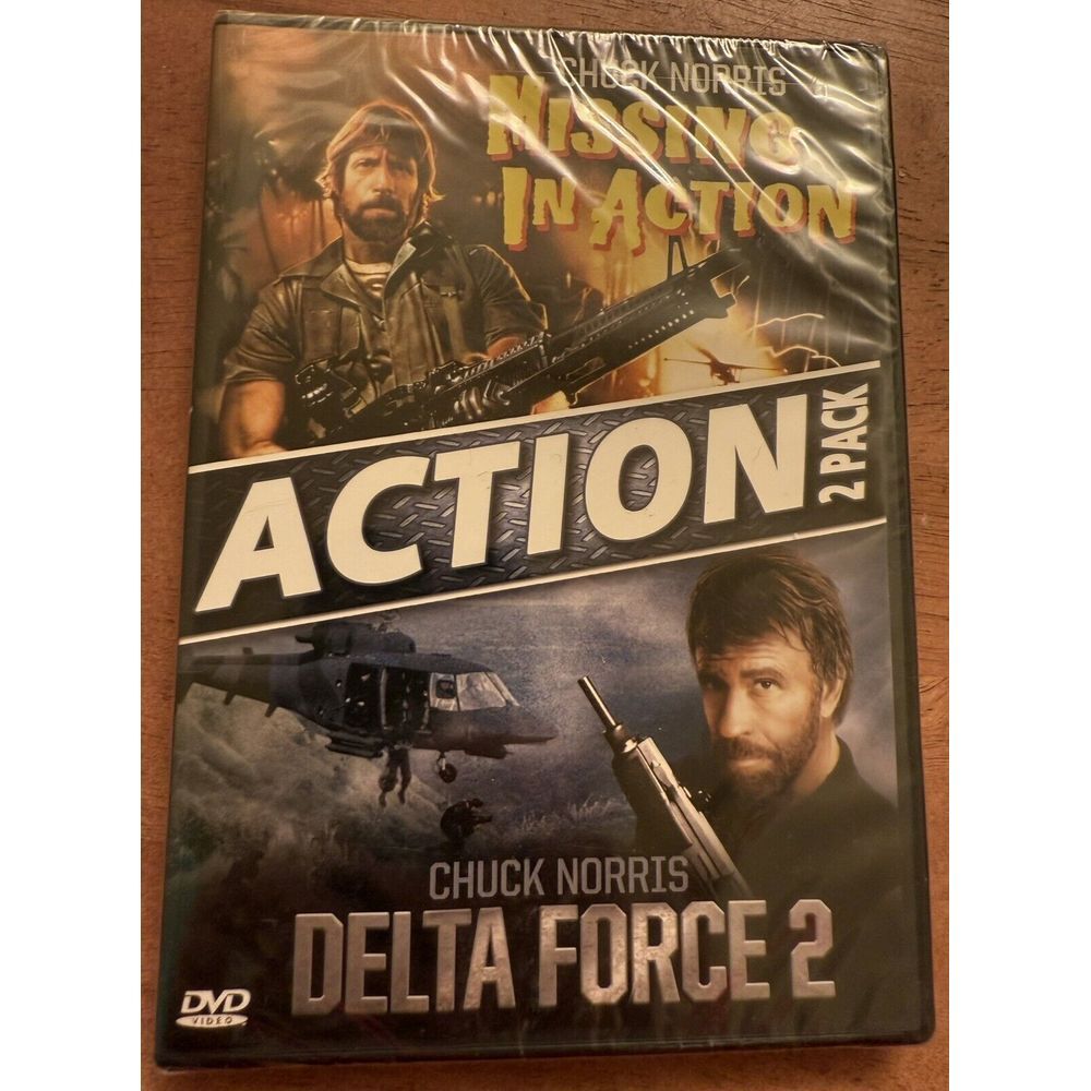 Missing in Action+Delta Force 2 DVD THE TWO MOVIE SET Chuck Norris New